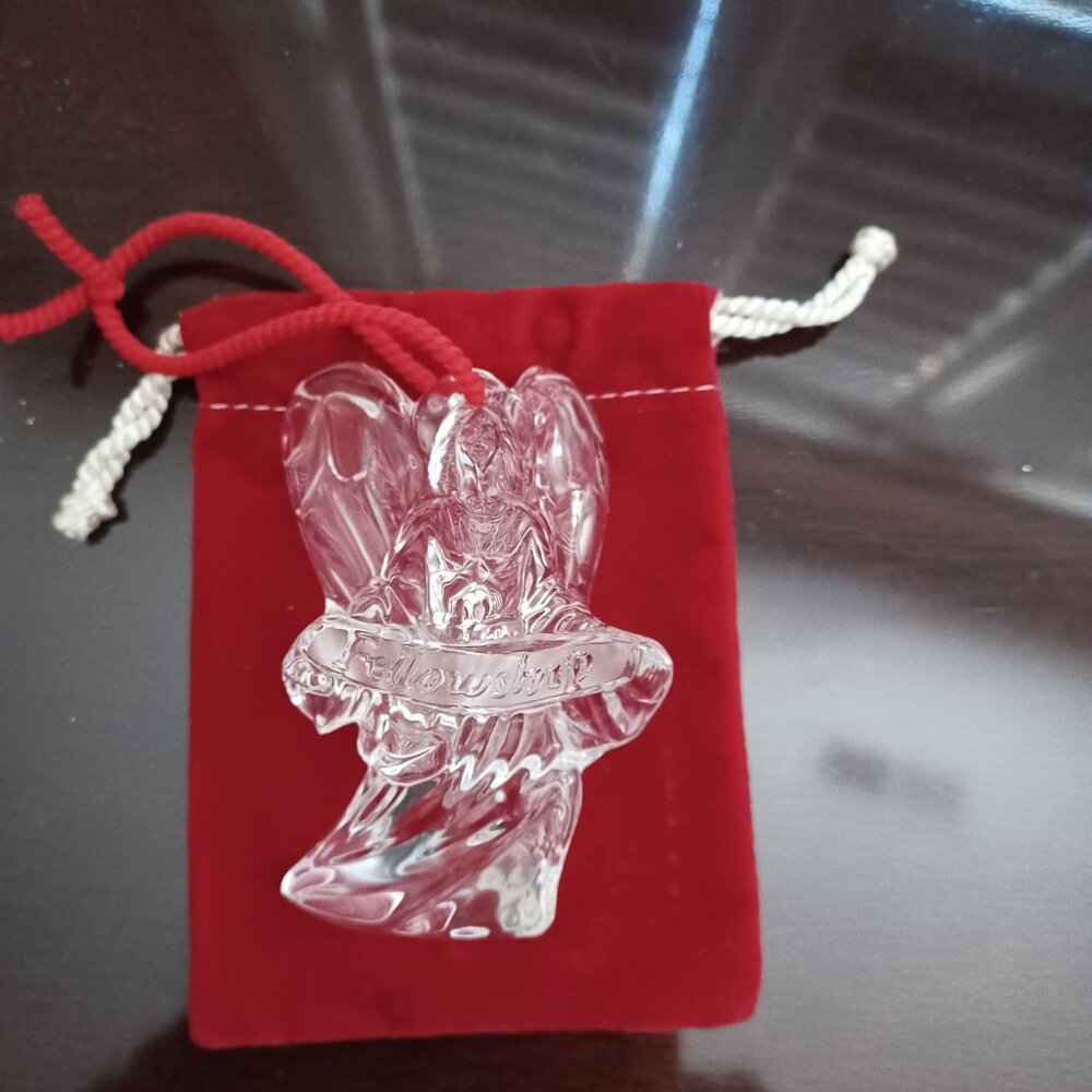 Waterford "Fellowship"  holiday Crystal Angel ornament